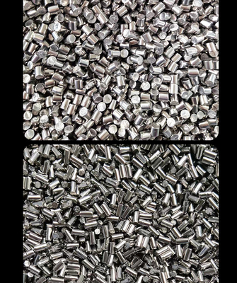 Titanium Pellets,Particles 4N purity Dia3x3mm 3x6mm For Evaporation Coating