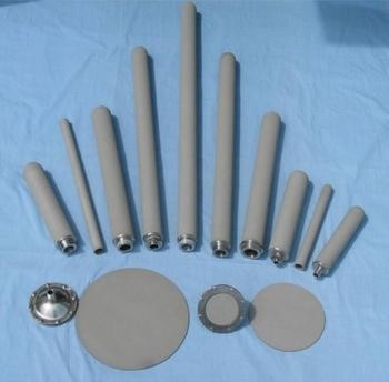 1-5mm Thickness Ceramic Vacuum Disc Filter with Ru Coating Titanium Plate and 2.0Mpa Max Pressure