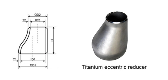 manufacturer ASME B16.9 Titanium Alloy eccentric reducer Fittings