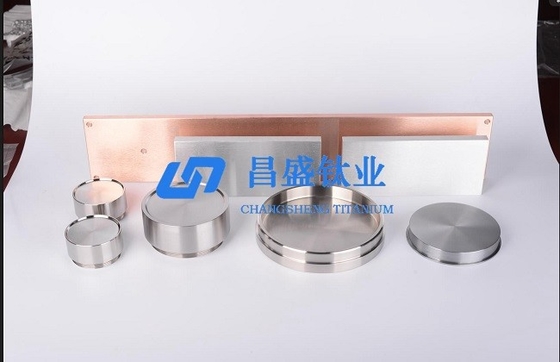 Ti Ti-Al Fe Cu Zr Cr Sputtering Targets For Semiconductors 100*40mm 95*45mm