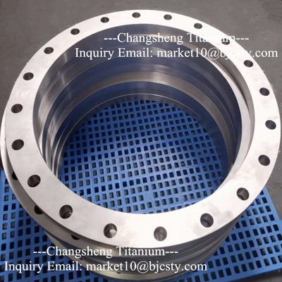 EN 1092-1 Type 32 Loose Plate Flange Titanium Weld-On Plate Collar
